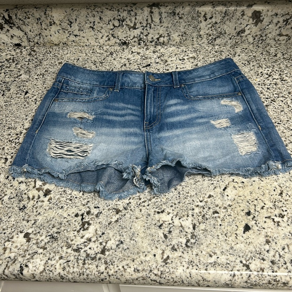 Buckle Black Jean Short